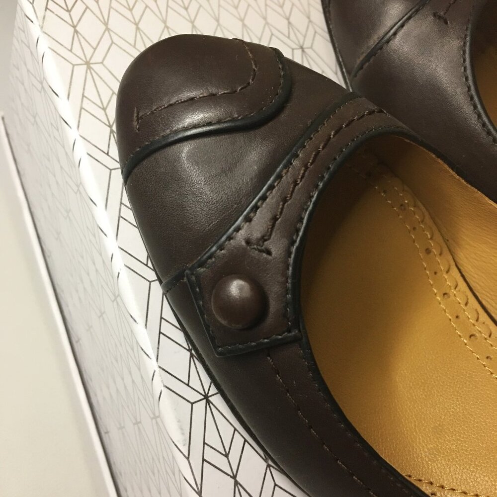 ๐๐๐๐๐๐ ๐๐๐๐๐๐๐๐ ๐ Brown Leather Classic Career Pumps ๐ NEW! - Picture 6 of 14